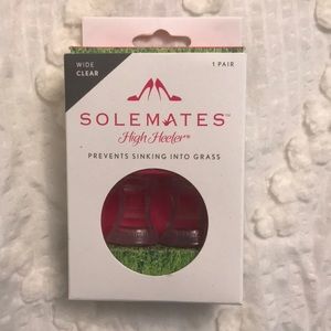 Solemates - wide, clear heel protector